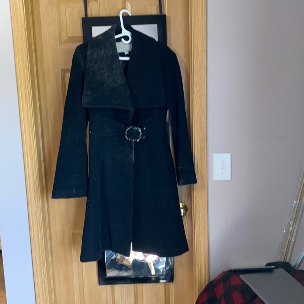 Black wool Jessica Simpson coat